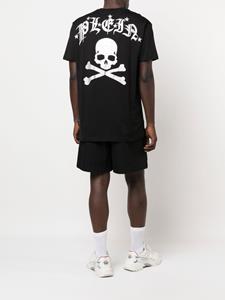 Philipp Plein T-shirt met logoprint - Zwart