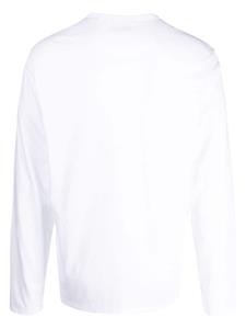 Vince long-sleeve Pima-cotton T-shirt - Wit