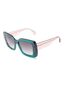 Face À Face Ashoka 2 square-frame sunglasses - Groen