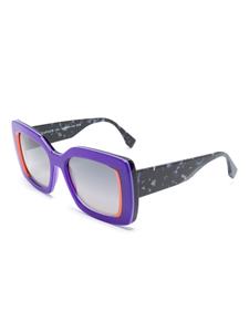 Face À Face Ashoka 2 rectangular-frame sunglasses - Paars