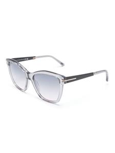 TOM FORD Eyewear Lucia wayfarer-frame sunglasses - Grijs