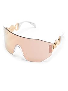 Versace Eyewear Medusa-plaque oversized-frame tinted sunglasses - Wit