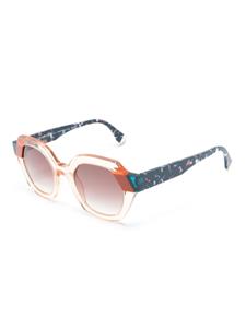Face À Face Zaiku 2 oversize-frame sunglasses - Oranje