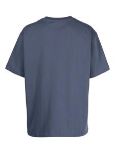 Pleasures logo-print cotton T-shirt - Blauw