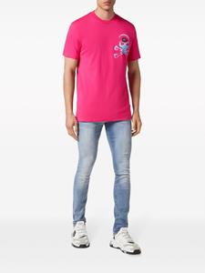 Philipp Plein Katoenen T-shirt - Roze