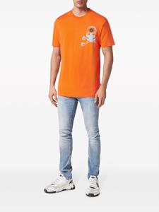 Philipp Plein T-shirt met logoprint - Oranje