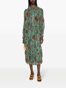 Ulla Johnson Pippa floral-print blouse - Groen