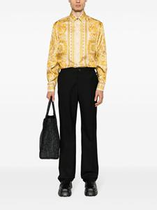 Versace Barocco-print silk shirt - Beige