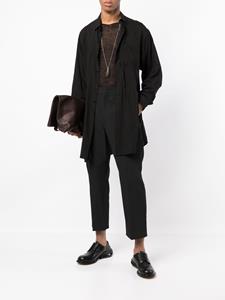 Yohji Yamamoto Overhemd met lange mouwen - Zwart