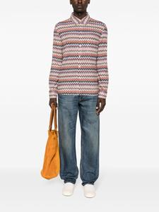 Missoni zigzag cotton blend shirt - Beige