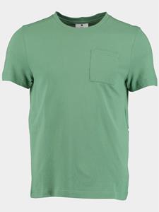 Bos Bright Blue T-shirt korte mouw cooper t-shirt pique 23108co54bo/903 modern green