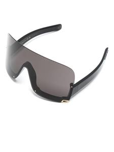 Gucci Eyewear Square G shield-frame sunglasses - Zwart