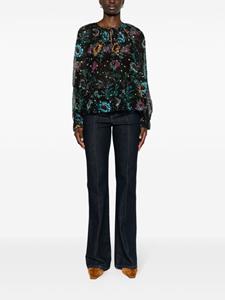 Ulla Johnson Bernadette floral-print blouse - Zwart