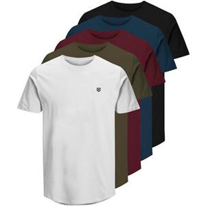 Jack & Jones T-shirt BLABRODY TEE 5PK (5-delig, Set van 5)