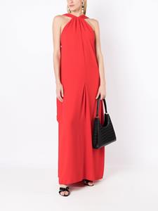 Olympiah Maxi-jurk met diepe ronde hals - Rood