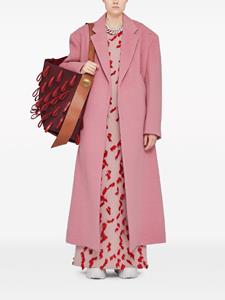 Jil Sander Maxi-jurk met franje - Roze