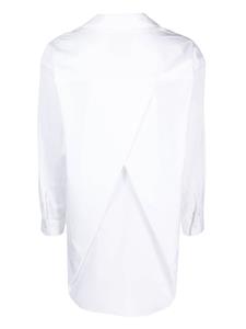 Semicouture chest-pocket poplin shirt - Wit
