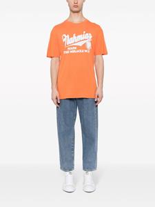 Nahmias logo-print cotton T-shirt - Oranje