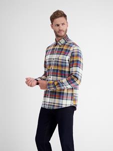 LERROS Langarmhemd "LERROS Flannelhemd in kerniger Twillqualität"
