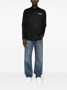 Karl Lagerfeld Popeline overhemd - Zwart