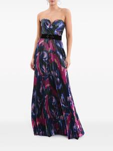 Rebecca Vallance Maxi-jurk met metallic-effect - Zwart