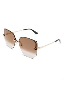 Cartier Eyewear Panthère zonnebril met vlinder montuur - Goud