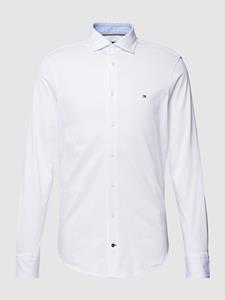Tommy Hilfiger Tailored Slim fit zakelijk overhemd met logostitching