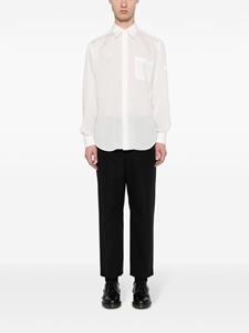 Yohji Yamamoto Semi-doorzichtig T-shirt - Wit