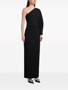 Solace London one-shoulder belted maxi dress - Zwart