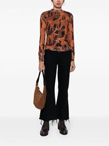 FARM Rio giraffe-print tulle blouse - Veelkleurig