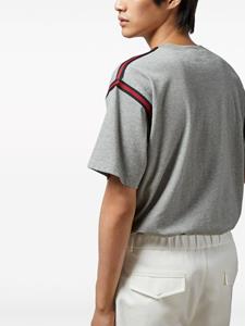 Gucci Web-Stripe cotton T-shirt - Grijs
