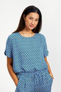 IN FRONT LINZE BLOUSE 15210 501 (Blue 501)