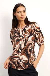 IN FRONT MARCIA BLOUSE 15921 801 (Brown 801)