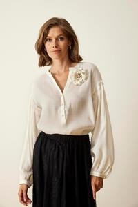 IN FRONT LILLA BLOUSE 15939 020 (Off White 020)