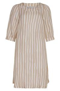 IN FRONT LINO STRIPED DRESS 15073 190 (Nature 190)