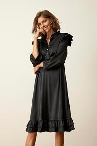 IN FRONT MANDY DRESS 15951 999 (Black 999)