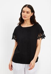 IN FRONT SANDY BLOUSE 15704 999 (Black 999)