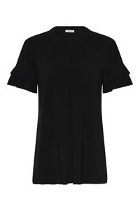 IN FRONT LILLI BLOUSE 15782 999 (Black 999)