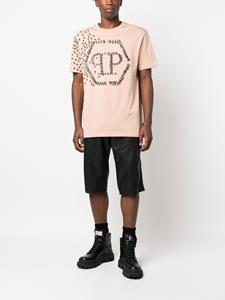 Philipp Plein T-shirt met logoprint - Beige