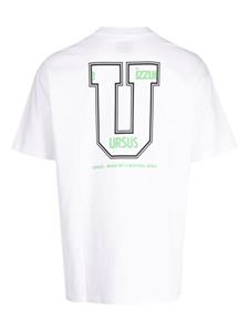 Izzue Ursus katoenen T-shirt met logoprint - Wit