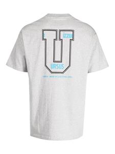 Izzue Ursus katoenen T-shirt met logoprint - Grijs