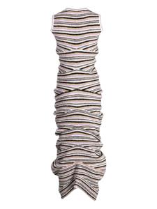 Kiko Kostadinov striped knitted maxi dress - Veelkleurig
