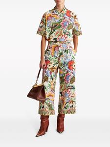 ETRO floral-print cotton shirt - Beige