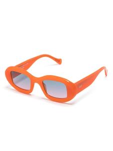 Retrosuperfuture Tutto Juice oval-frame sunglasses - Oranje