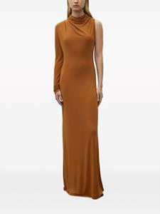 12 STOREEZ Asymmetrische maxi-jurk - Oranje