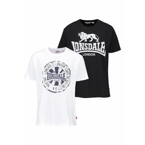 Lonsdale T-shirt DILDAWN (2-delig, Set van 2)