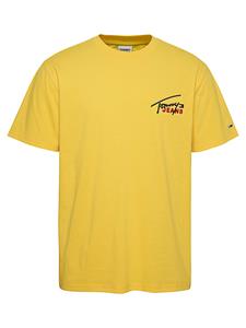 Tommy Hilfiger T-shirt in geel voor Heren