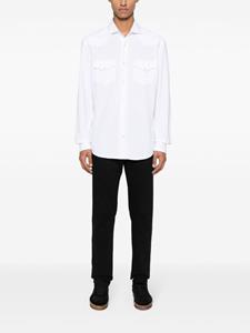 Brunello Cucinelli long-sleeve cotton shirt - Wit