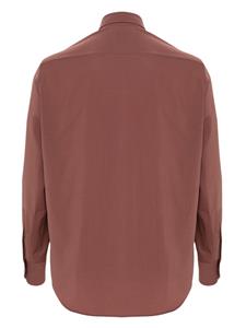 PT Torino spread-collar wool shirt - Roze