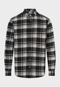 Kronstadt Flanel check shirt ks4185 black/white